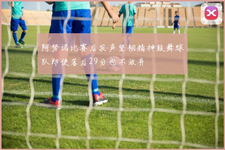 阿努诺比赛后发声坚韧精神鼓舞球队即使落后29分也不放弃
